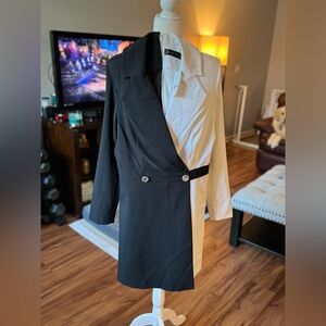 New York & Company B/W Romper Suit - NWT